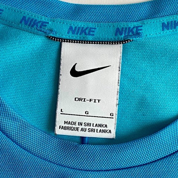 Nike Kids' Imperial Blue Dri-FIT Logo Graphic Tee - Picture 8 of 12